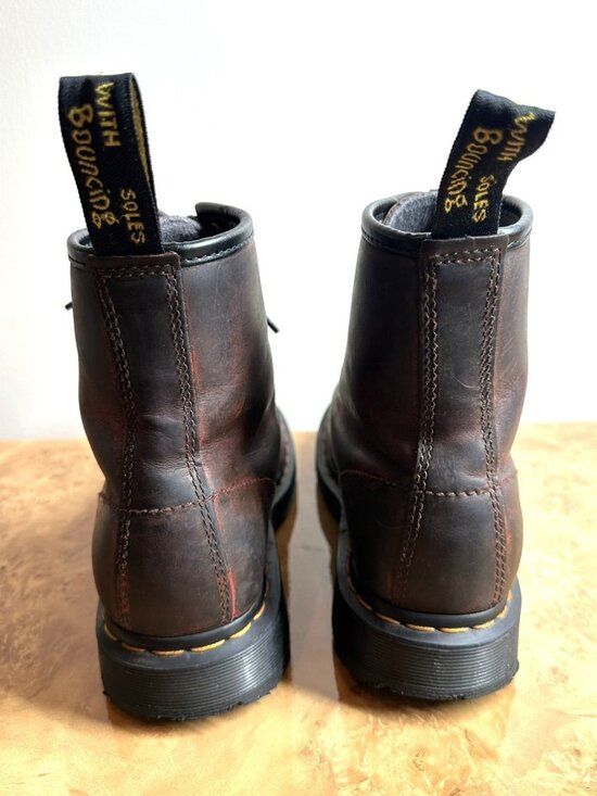 Dr. Martens 1460 WinterGrip Cocoa Crazy Horse Leather Boots Men’s US 7 main image 5